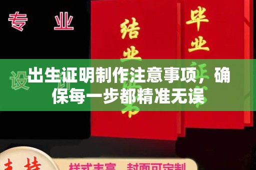 二道江出生证明制作注意事项，确保每一步都精准无误